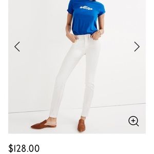 MADEWELL white jeans